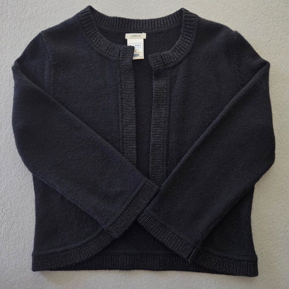 Old Navy Black Formal Shrug | Black Bolero Jacket Size Small | Short Jacket